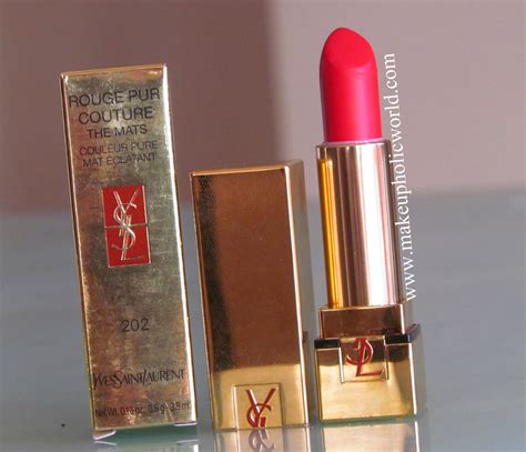 ysl rouge pur couture the mats 202 ร ว ว|YSL Rouge Pur Couture The Mats .